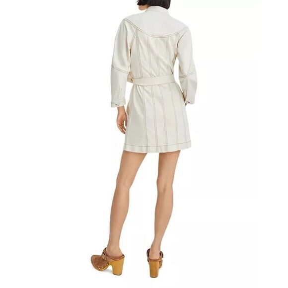 Veronica Beard Basia Denim Mini Dress Size 00 MSRP $498 - Picture 2 of 12